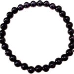 Pulseira de Esferas de Turmalina Negra Natural: proteção e elegância para o dia a dia