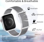 Pulseira de Nylon Lenrao para Apple Watch: conforto, estilo esportivo e ajuste seguro para compra ideal. - Imagem 2