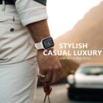 Pulseira de metal Zedoli magnética em malha milanesa para Apple Watch, ajuste elegante e seguro para vários modelos. - Imagem 2