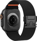 Pulseira esportiva elástica ajustável para Apple Watch Ultra e Series 11, 10 e SE, conforto e segurança no uso diário