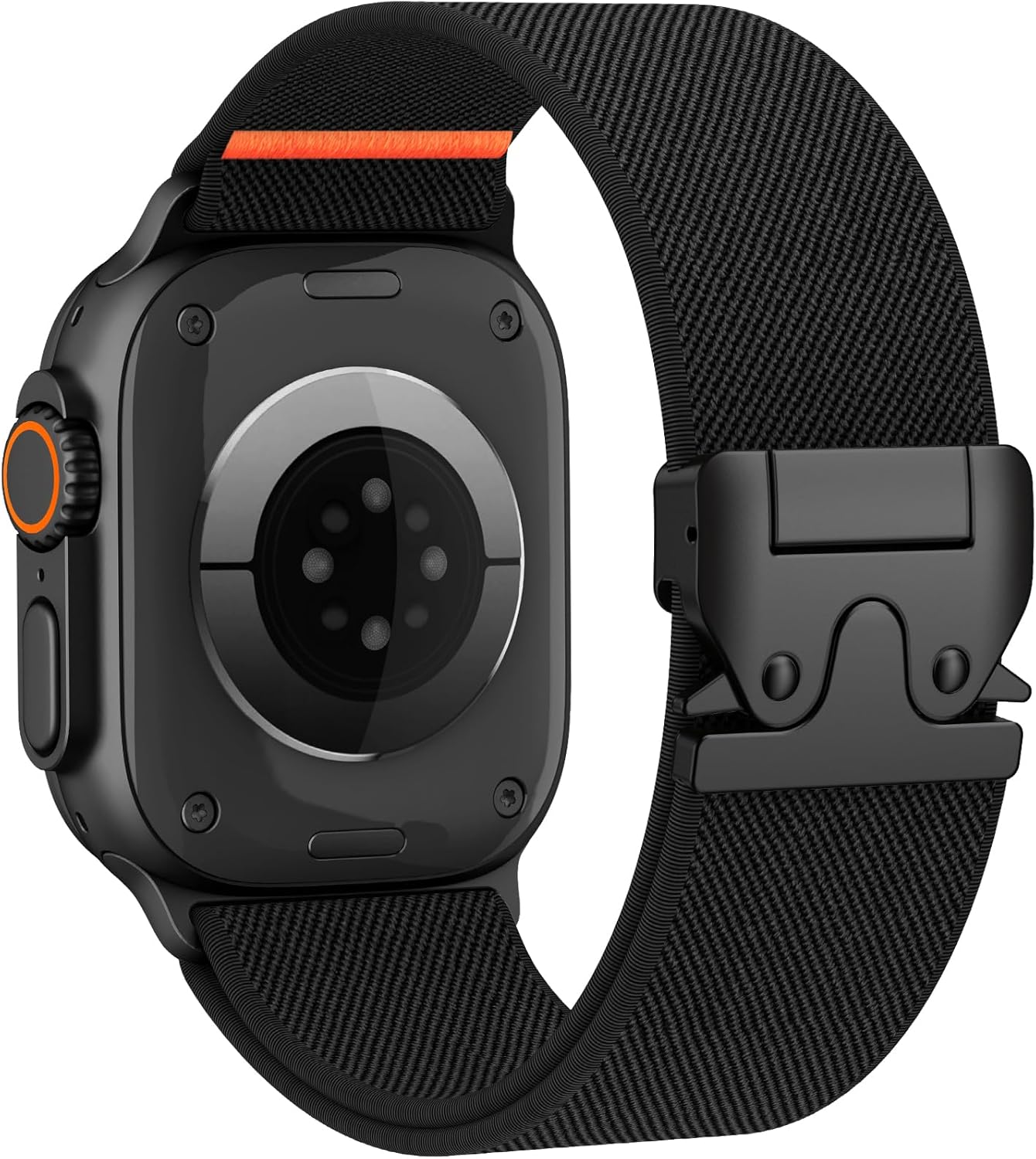 Pulseira esportiva elástica ajustável para Apple Watch Ultra e Series Pulseira esportiva elástica ajustável para Apple Watch Ultra e Series 11, 10 e SE, conforto e segurança no uso diário