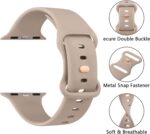 Pulseira esportiva unissex para Apple Watch: conforto, ajuste perfeito e resistência ao suor para uso diário. - Imagem 2