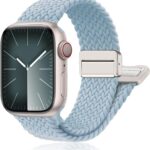 Pulseira trançada magnética para Apple Watch: ajuste rápido, conforto premium e compatibilidade com séries 3 a 11 e Ultra 3.