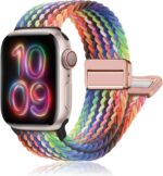 Pulseira trançada magnética para Apple Watch: conforto, ajuste rápido e fixação segura para uso diário.
