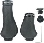 Punhos ergonômicos bloqueáveis para bicicleta elétrica e MTB com aderência confortável e alta segurança