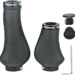 Punhos ergonômicos bloqueáveis para bicicleta elétrica e MTB com aderência confortável e alta segurança