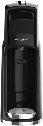 Purificador de Água Acquabios Easy Preto com água pura e prática para sua casa