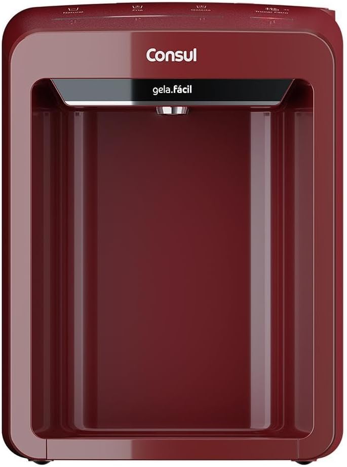 Purificador de Água Consul CPB33AV com Painel Touch e 3 Purificador de Água Consul CPB33AV com Painel Touch e 3 temperaturas, design Hibisco, bivolt para água na medida certa.