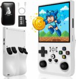R36MAX Consola Retro Portátil com 15000+ jogos, 64GB e ecrã IPS 4: ideal para nostalgia e diversão sem internet