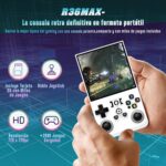 R36MAX Consola Retro Portátil com 15000+ jogos, 64GB e ecrã IPS 4: ideal para nostalgia e diversão sem internet - Imagem 2