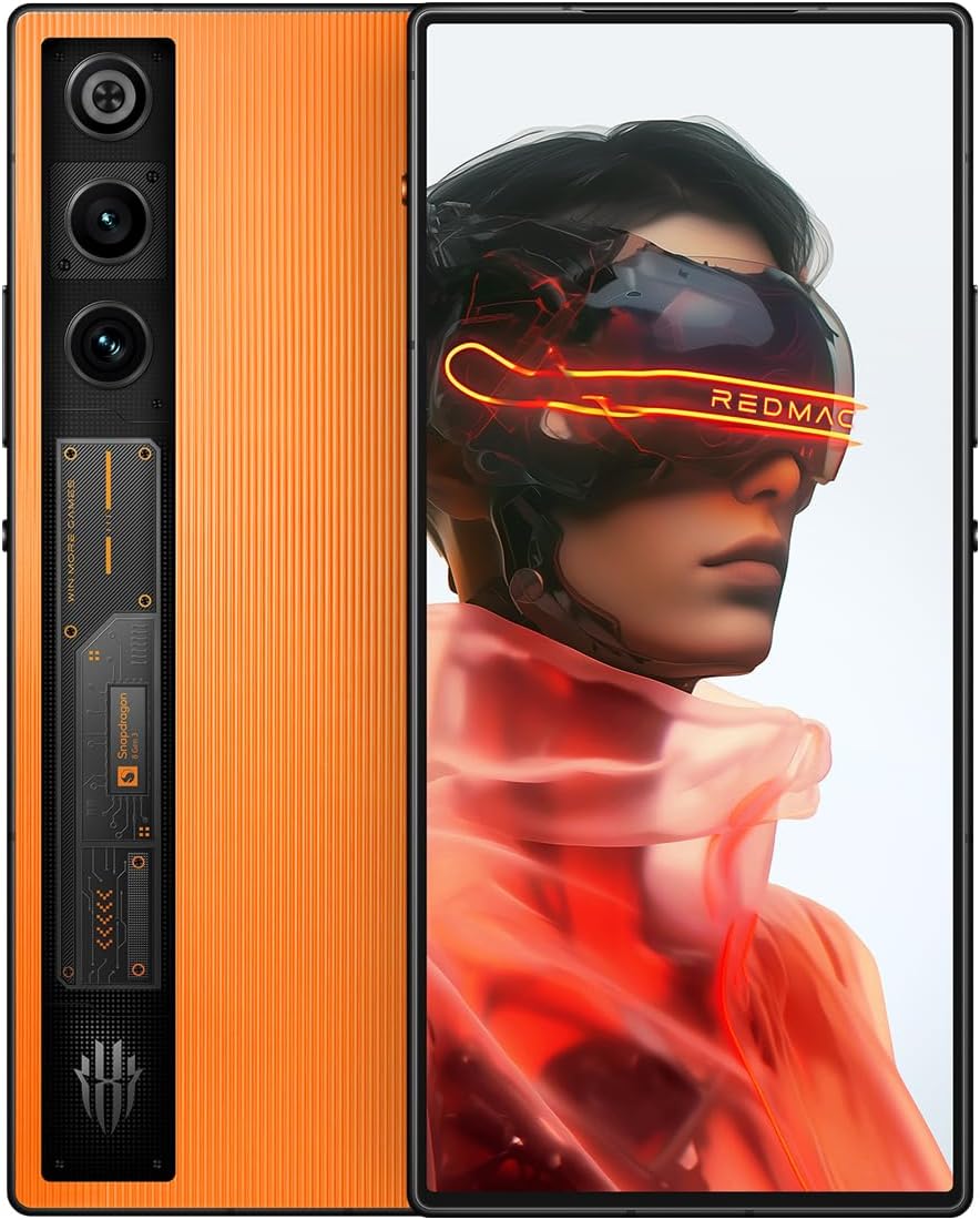 REDMAGIC 10 Air Gamer 5G: Snapdragon 8 Gen 3, 16GB REDMAGIC 10 Air Gamer 5G: Snapdragon 8 Gen 3, 16GB RAM, 512GB, tela AMOLED 6,8" 120Hz e câmera 50MP