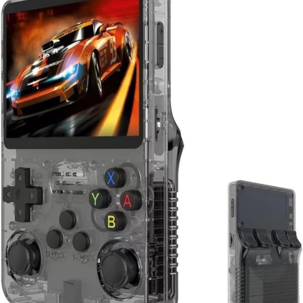 RG36S Portátil com 5400+ jogos, tela IPS 3,5, 64GB e suporte HDMI/2.4G Preto
