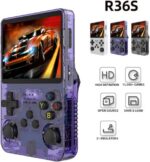 RG36S Roxo portátil: 5400+ jogos clássicos, tela IPS 3,5 e bateria duradoura para jogar em qualquer lugar - Imagem 2