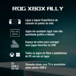 ROG Xbox Ally Console Portátil Tela 7" Touchscreen 120Hz, AMD Ryzen Z2A 2 GHz, 16 GB RAM, 512 GB SSD, Windows 11 Home - White - RC73YA-NH003W - Imagem 2