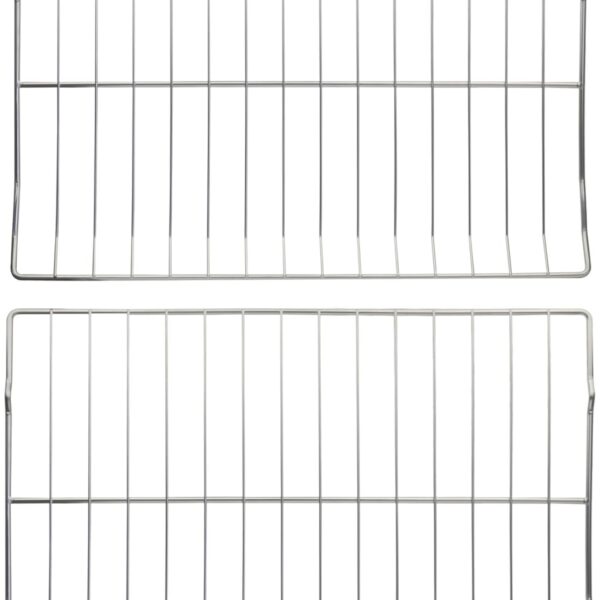 Rack de forno Samsung DG75-01001C inox, kit com 2 peças para melhor ajuste e durabilidade