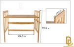 Rack de micro-ondas de bambu com ganchos e suporte de faca: economize espaço e organize sua cozinha com praticidade e estilo. - Imagem 2