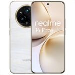 Realme 14 Pro+ 5G: tela OLED 6,83" 120Hz, câmera tripla 50MP OIS, 256GB, 12GB e design Branco Pérola.