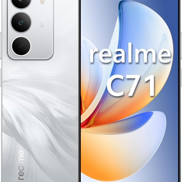 Realme C71 4G com 8GB RAM e 256GB de armazenamento, desempenho fluido para compra segura e uso diário.