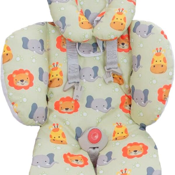 Redutor Apoio de Corpo Safari Baby para bebê conforto e carrinho, mais segurança e suporte ao bebê.