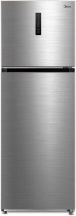 Refrigerador 347L 2 Portas Frost Free 110 Volts, Inox, Midea
