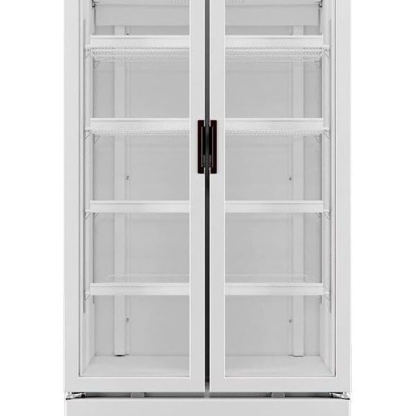 Refrigerador Expositor Vertical Metalfrio 752 Litros Porta Dupla Slim Branco Vb70 220v