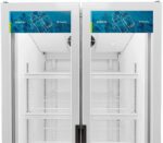 Refrigerador Expositor Vertical Metalfrio 752 Litros Porta Dupla Slim Branco Vb70 220v - Imagem 2
