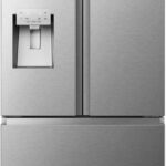 Refrigerador Hisense 536 Litros French Door Inox BCD-610-127 Volts com amplo espaço e design moderno para sua cozinha.
