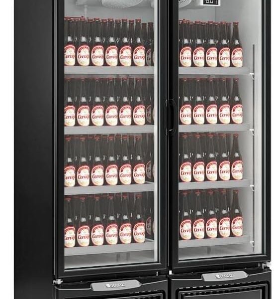 Refrigerador/Expositor Vertical Conveniência Cerveja E Carnes GCBC-950 PR Preto Gelopar 957 Litros Frost Free 220v