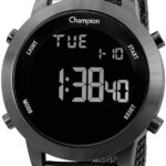 Relógio Digital Masculino Champion CH40062C: estilo preto, leitura fácil e visual moderno para o dia a dia.