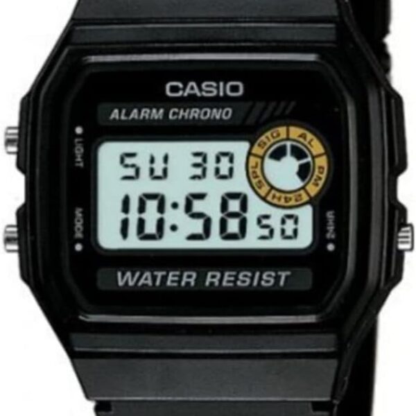 Relógio Masculino Casio Digital F-94WA-8DG Preto: estilo clássico, resistência e praticidade para o dia a dia.