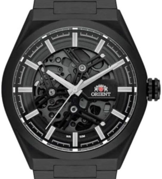 Relógio Masculino Orient Automático Esqueleto Grafite NH7YY001 G1GX: design sofisticado e movimento automático para comprar com estilo.