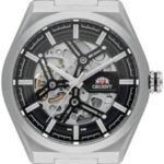 Relógio Masculino Orient Automático Skeleton Prateado: estilo sofisticado e mecanismo aparente para quem busca elegância e autenticidade.