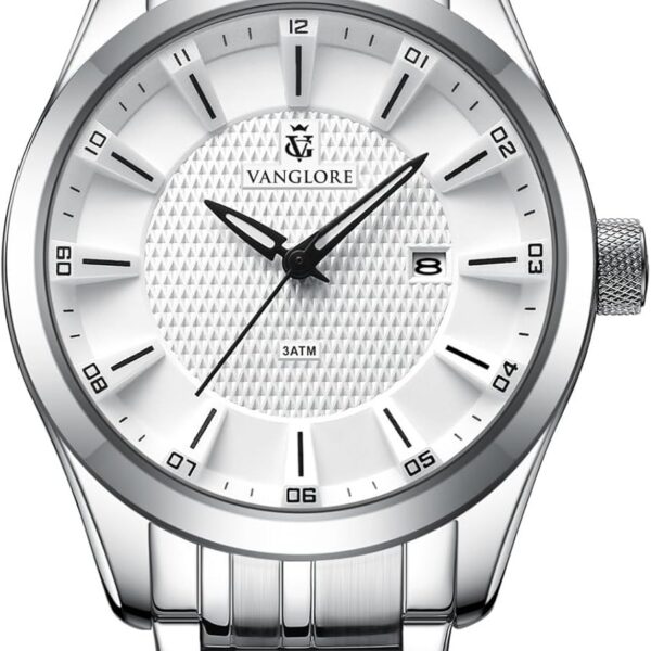Relógio Masculino Vanglore Nexus 8515a em aço inoxidável 44mm: estilo e durabilidade para sua compra ideal