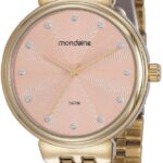 Relógio Mondaine Feminino Dourado: estilo casual e elegante para completar seus looks com sofisticação no dia a dia.