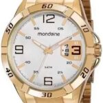 Relógio Mondaine Masculino Casual Dourado: estilo e elegância para compor looks com sofisticação.