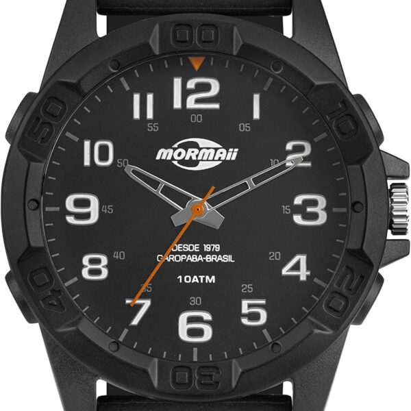 Relógio Mormaii Masculino Casual Preto MOPC21JAS/8L: estilo e versatilidade para o dia a dia.