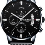 Relógio Nibosi Masculino 2309 em aço inox com cronógrafo e estojo original, estilo e precisão para comprar online