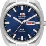 Relógio Orient Masculino Automático Prateado com design elegante para compra segura e estilo no dia a dia