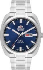 Relógio Orient Masculino Automático Prateado com design elegante para compra segura e estilo no dia a dia