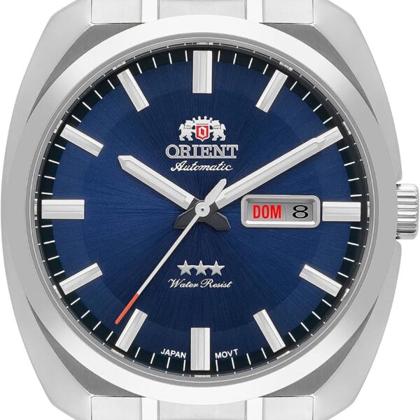 Relógio Orient Masculino Automático Prateado com design elegante para compra segura e estilo no dia a dia