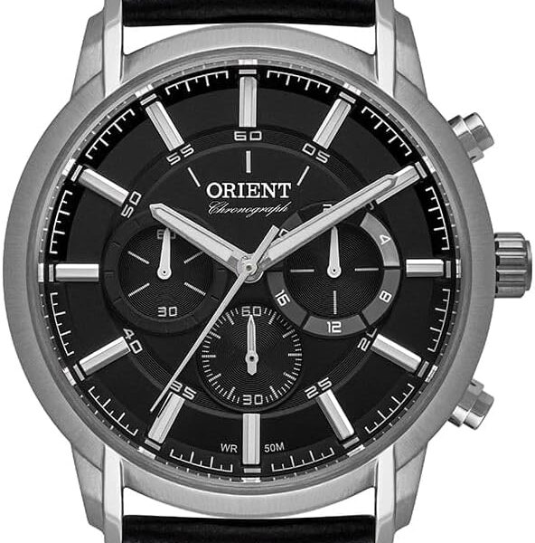 Relógio Orient Masculino Cronógrafo Prateado: estilo e precisão para quem busca elegância e desempenho no dia a dia.