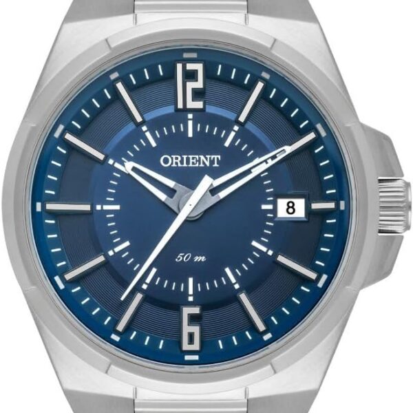 Relógio Orient Masculino Prata MBSS1410 D2SX: elegância, durabilidade e estilo para o dia a dia.