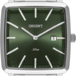Relógio Orient Masculino Prateado retangular: estilo sofisticado e elegância para comprar agora.