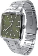Relógio Orient Masculino Prateado retangular: estilo sofisticado e elegância para comprar agora. - Imagem 2