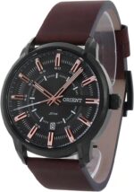 Relógio Orient Masculino Preto Original: design casual, resistente à água e ideal para o dia a dia. - Imagem 2
