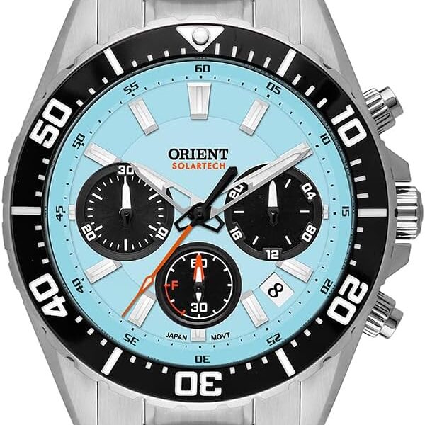 Relógio Orient Masculino ST Elite Sea Solartech MBSSC288 A1SX com estilo, durabilidade e design elegante para uso diário.