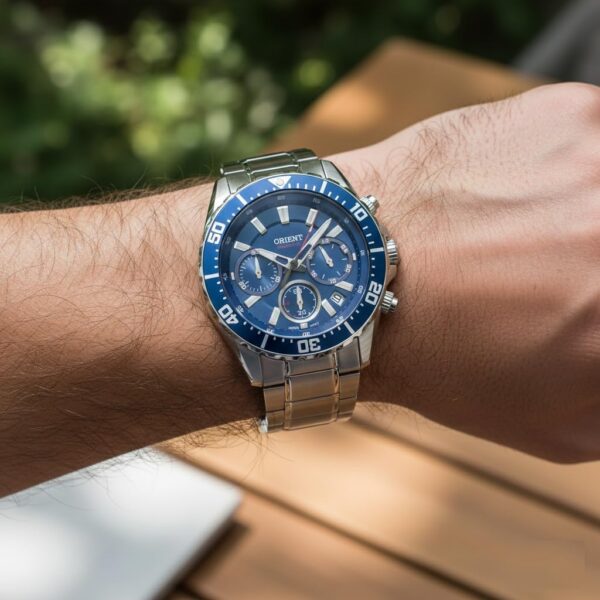 Relógio Orient Masculino ST Elite Sea Solartech MBSSC288 D1SX: estilo, durabilidade e elegância para o dia a dia.