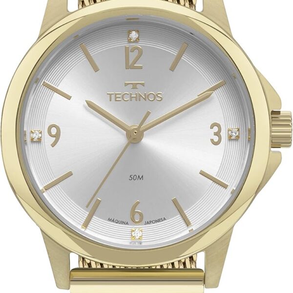 Relógio Technos Feminino Boutique Dourado: elegância e estilo para valorizar qualquer look feminino.