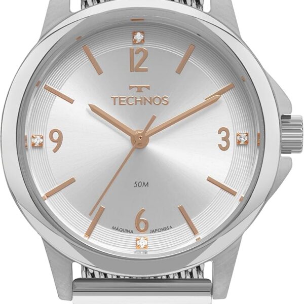 Relógio Technos Feminino Boutique Prata: elegância e estilo para valorizar seus looks com sofisticação.
