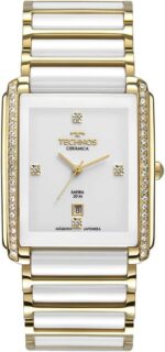 Relógio Technos Feminino Ceramic/Sapphire Dourado: elegância e resistência para elevar seu estilo com sofisticação.